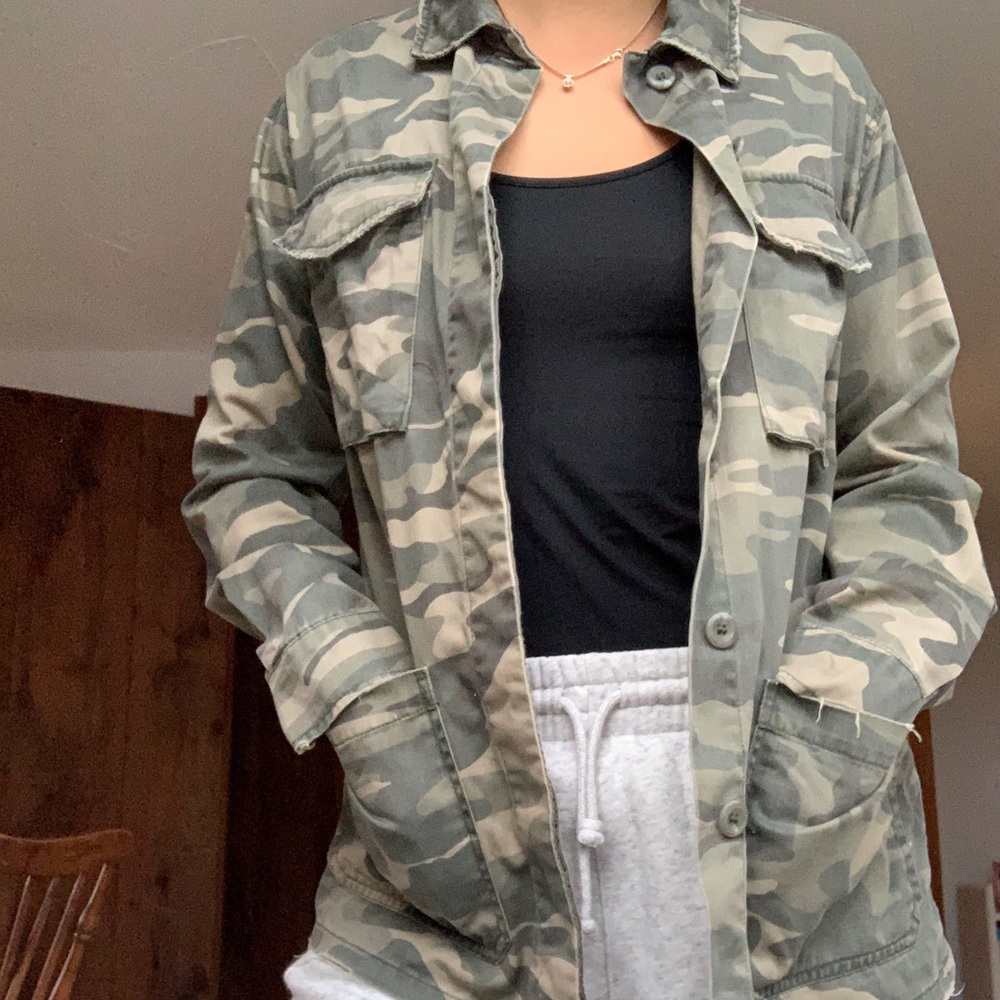Topshop Camo Jacket